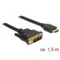 Delock HDMI to DVI 18+1 cable
